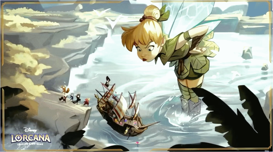 Disney Lorcana TCG: Playmat - Tinkerbell - for just $60! 