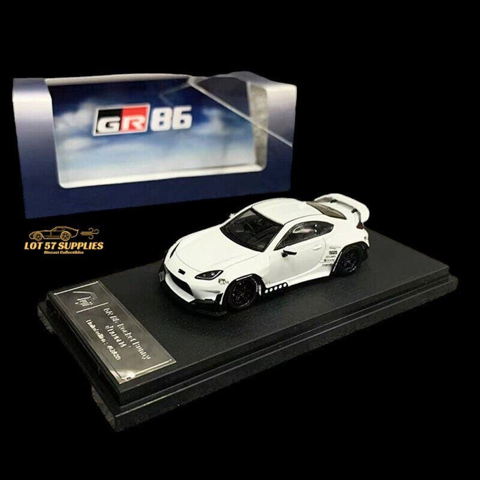 Fuji Toyota GR86 Rocket Bunny Pandem in White 1:64 - Just $34.99! Shop now at Retro Gaming of Denver