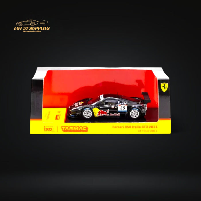 Tarmac Works Hobby64 Ferrari 458 Italia GT3 #39 GT TOUR 2011 Red Bull 1:64 - for just $29.99! 