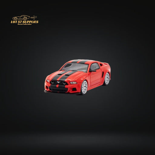 GDO Hunter x DCM 2014 Ford Mustang GT 5.0 Red With Black Stripes 1:64 - Just $31.99! Shop now at Retro Gaming of Denver