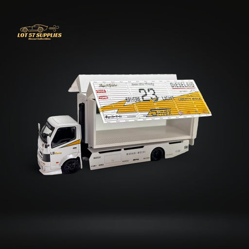 MicroTurbo HINO 300 Custom Truck LBWK Silhouette Lighting #23 1:64 - for just $49.99! 