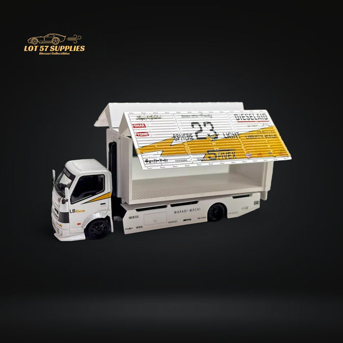 MicroTurbo HINO 300 Custom Truck LBWK Silhouette Lighting #23 1:64 - for just $49.99! 