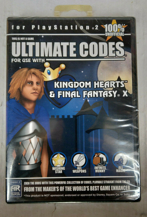 Action Replay Ultimate Codes: Kingdom Hearts & Final Fantasy X (Playstation 2) - for just $0! 