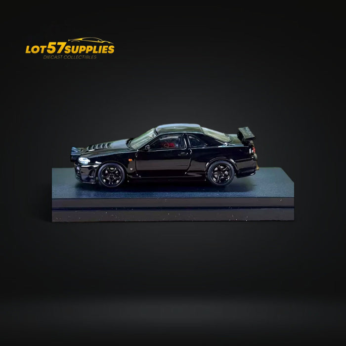Street Weapon Nissan (R34) GT-R in Black Snow Drift 1:64 - for just $34.99! 