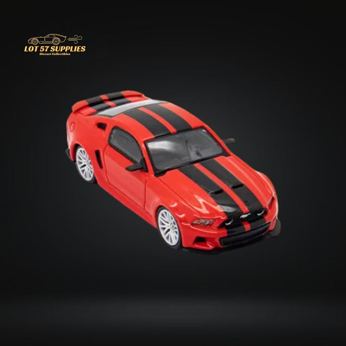 GDO Hunter x DCM 2014 Ford Mustang GT 5.0 Red With Black Stripes 1:64 - Just $31.99! Shop now at Retro Gaming of Denver