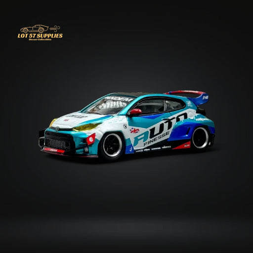 Fuji Toyota Yaris GR Auto Finesse Blue #99 1:64 - for just $32.99! 