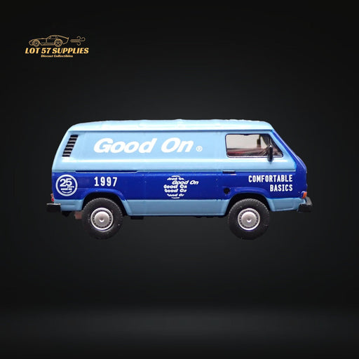 Tarmac Works X Schuco Collab64 Volkswagen T3 Panel Van GOOD ON 1:64 T64S-001-GO - for just $19.99! 