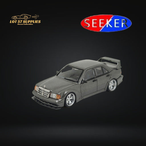 Seeker Mercedes-Benz 190E 2.5-16 Evolution Metallic Grey 1:64 - Premium Mercedes-Benz - Just $29.99! Shop now at Retro Gaming of Denver