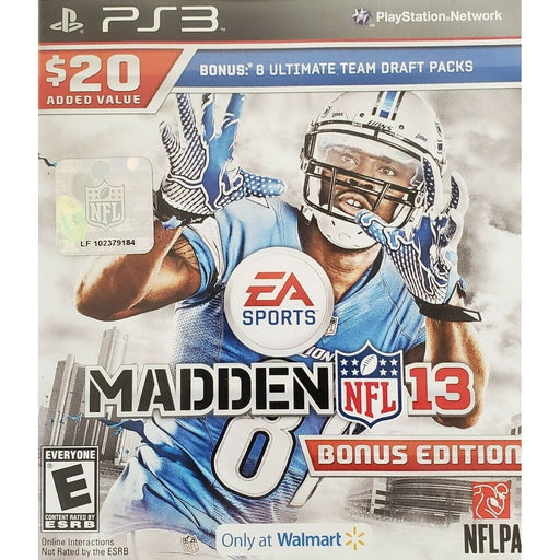 Madden NFL 13: Bonus Edition (Playstation 3) - Premium Video Games - Just $0! Shop now at Retro Gaming of Denver