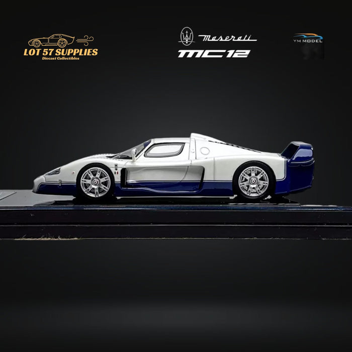 YM Model Maserati MC12 Stradale 2-Tone Blue / White Limited to 499 Pcs 1:64 - Just $99.99! Shop now at Retro Gaming of Denver