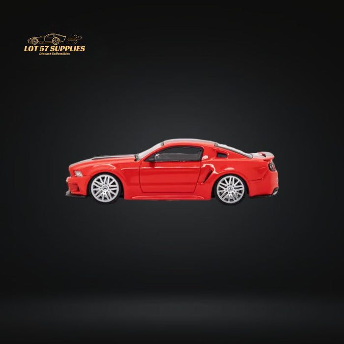 GDO Hunter x DCM 2014 Ford Mustang GT 5.0 Red With Black Stripes 1:64 - Just $31.99! Shop now at Retro Gaming of Denver