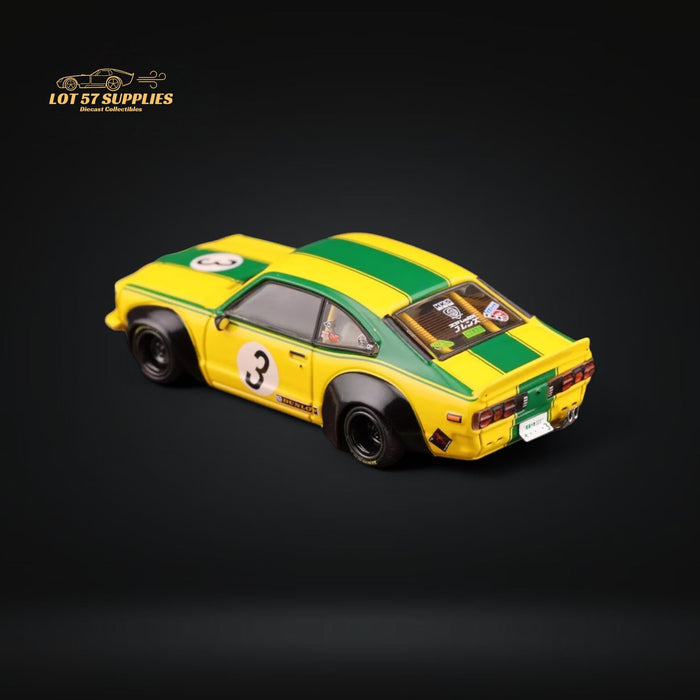 Inno64 Mazda RX-3 Savanna LBWK Yellow Green #3 1:64 IN64-LBWKRX3-01 - for just $29.99! 