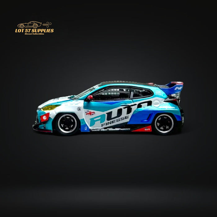 Fuji Toyota Yaris GR Auto Finesse Blue #99 1:64 - for just $32.99! 