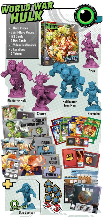 Marvel United: World War Hulk - Kickstarter Edition - for just $39.99! 