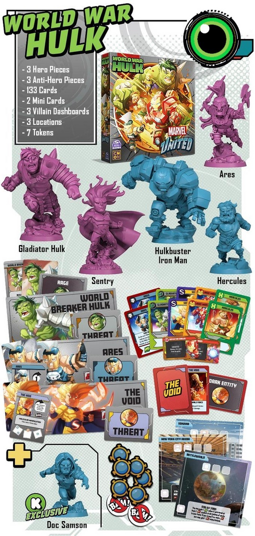 Marvel United: World War Hulk - Kickstarter Edition - for just $39.99! 