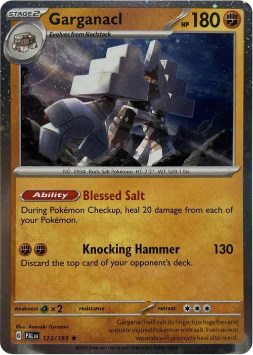 Garganacl (123/193) (Cosmo Holo) [Scarlet & Violet: Paldea Evolved] - for just $0.15! 