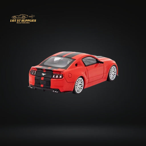 GDO Hunter x DCM 2014 Ford Mustang GT 5.0 Red With Black Stripes 1:64 - Just $31.99! Shop now at Retro Gaming of Denver