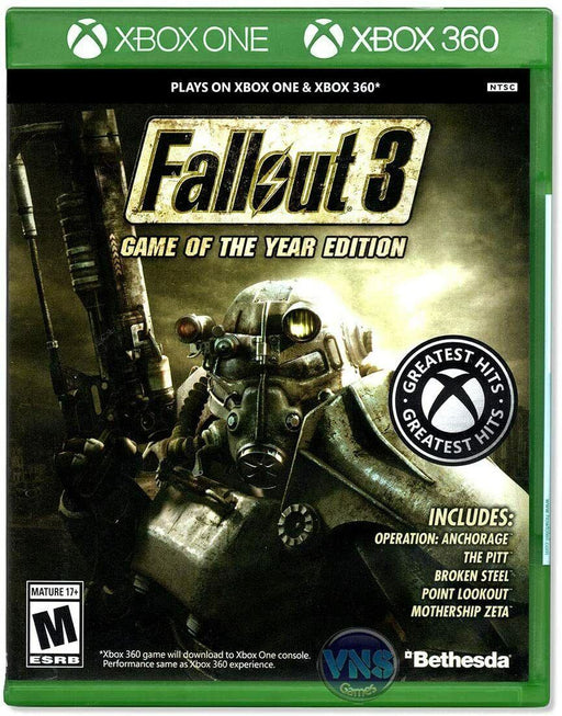 Fallout 3: Game Of The Year Edition (Platinum Hits) (Xbox 360/Xbox One) - for just $0! 