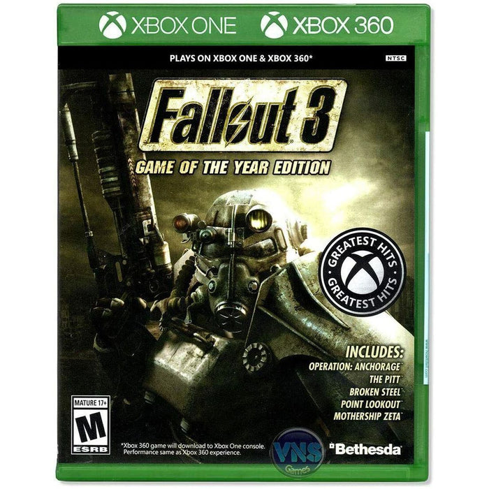 Fallout 3: Game Of The Year Edition (Platinum Hits) (Xbox 360/Xbox One) - Just $0! Shop now at Retro Gaming of Denver