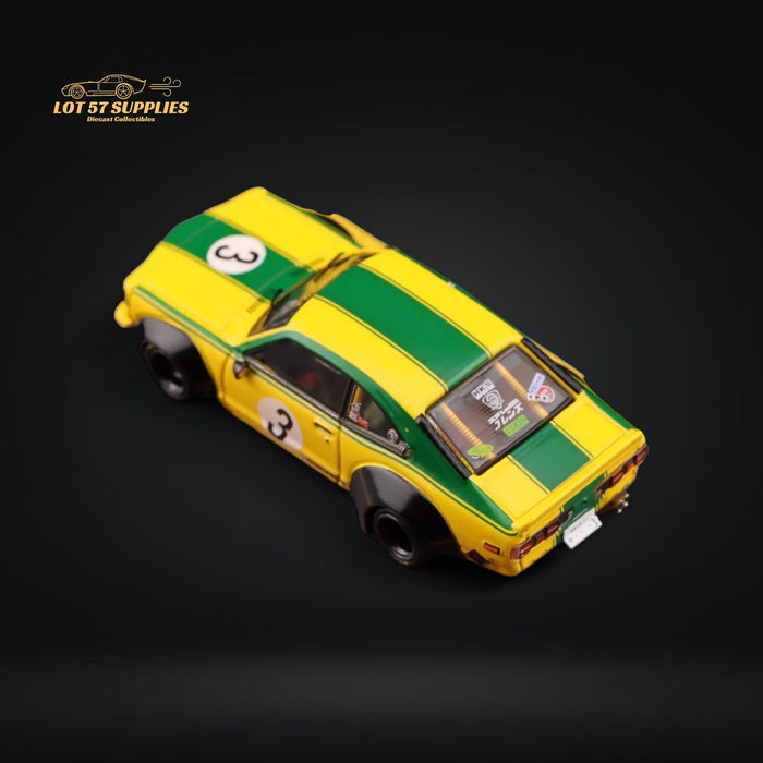 Inno64 Mazda RX-3 Savanna LBWK Yellow Green #3 1:64 IN64-LBWKRX3-01 - for just $29.99! 
