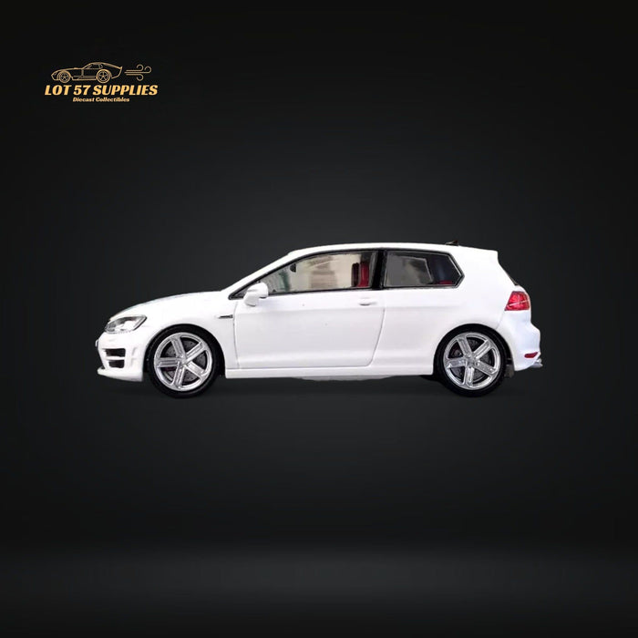 Zoom Volkswagen VW Golf R in Pearl White 1:64 - Just $34.99! Shop now at Retro Gaming of Denver