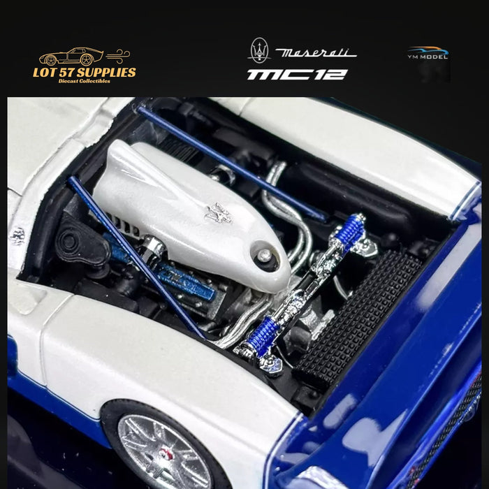 YM Model Maserati MC12 Stradale 2-Tone Blue / White Limited to 499 Pcs 1:64 - Just $99.99! Shop now at Retro Gaming of Denver