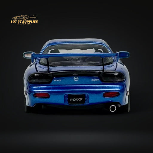 PGM Mazda RX-7 FD3S Metallic Blue Fully Openeable Luxury Base 1:64 - for just $94.99! 