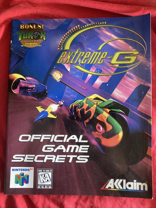 Extreme G with Strategy Guide Bundle (Nintendo 64) - for just $0! 