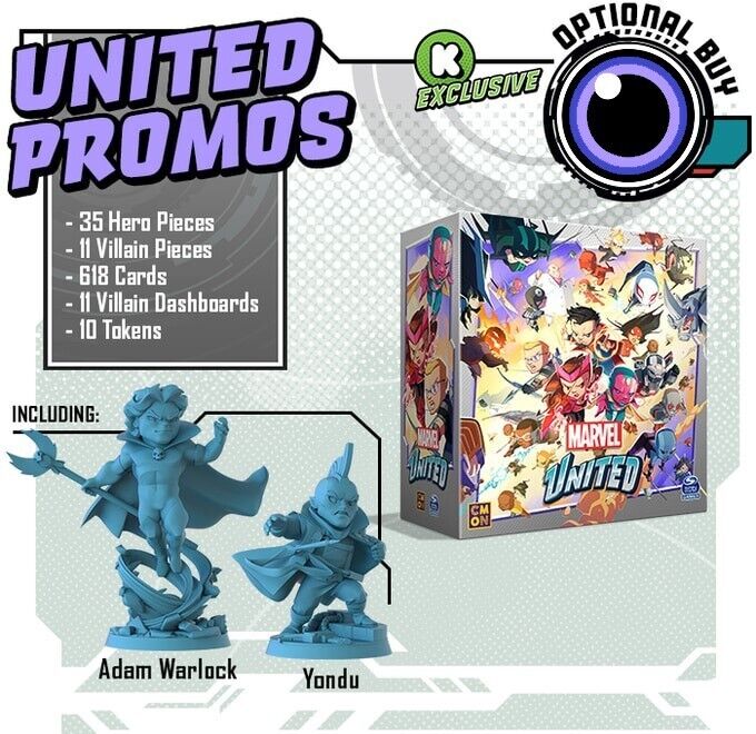 Marvel United: Kickstarter Exclusive Promo Box - 2024 Edition - for just $149.99! 