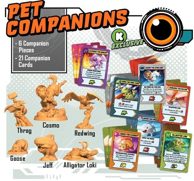Marvel United: Pet Companions - Kickstarter Exclusive - for just $25! 