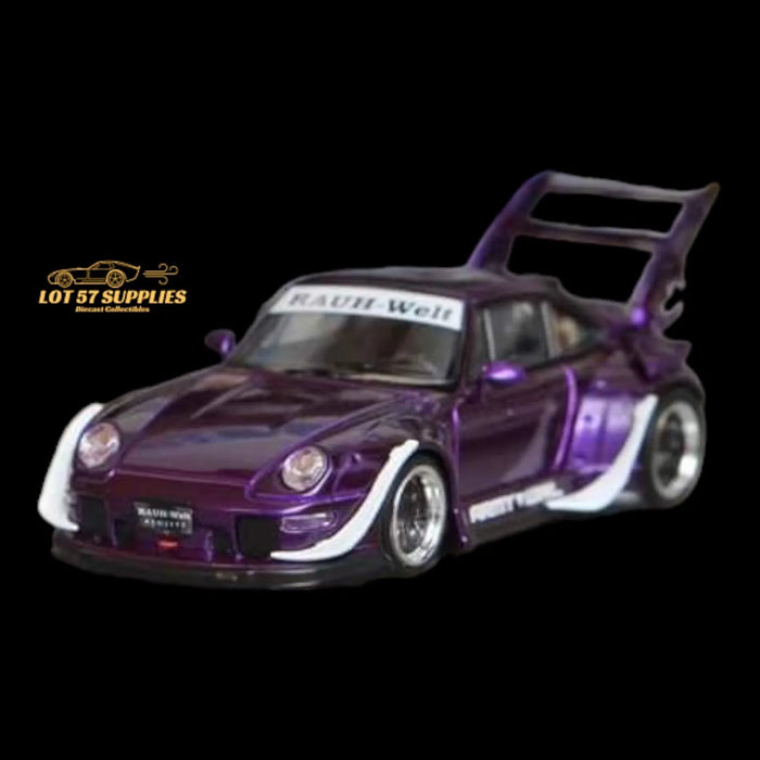Street Weapon Porsche RWB 993 PURPLE ARMY GIRL GT HIGH WING 1:64 - Premium Porsche - Just $34.99! Shop now at Retro Gaming of Denver