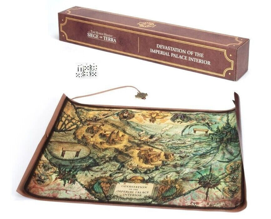 Warhammer: The Horus Heresy Siege of Terra - Devastation of the Imperial Palace Interior Map - for just $120! 