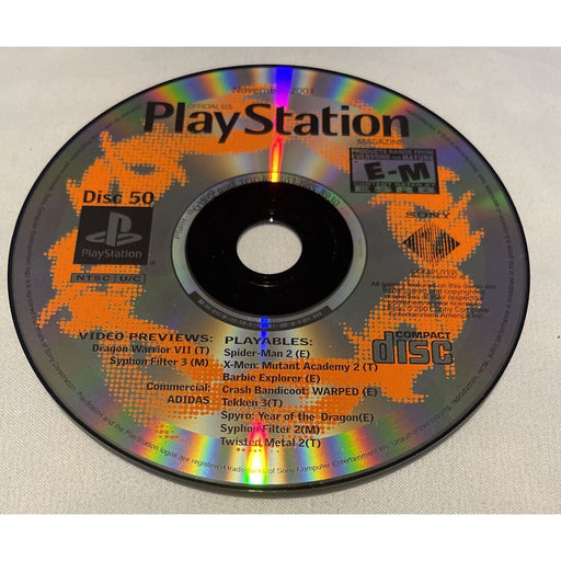PlayStation Magazine November 2001 Demo Disc (Playstation) - Premium Video Games - Just $14.99! Shop now at Retro Gaming of Denver