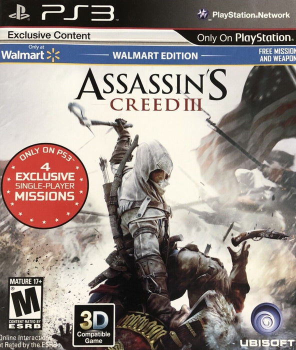 Assassin's Creed III: Walmart Edition (PlayStation 3) - for just $0! 