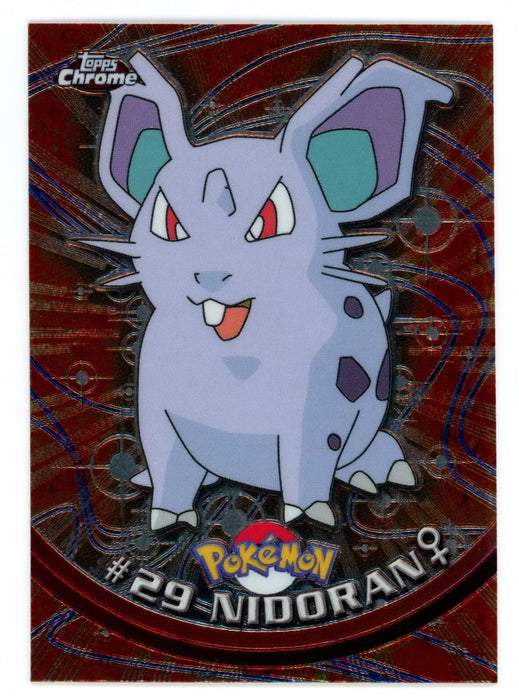 Nidoran F Foil (29) [Topps Pokemon Chrome Series 1] - for just $0.75! 