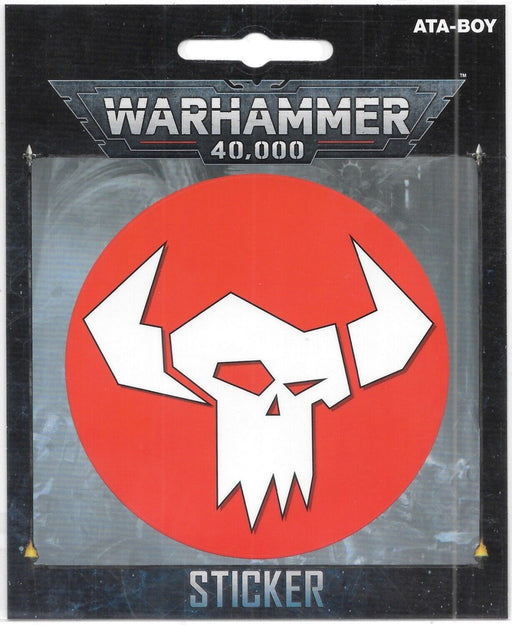 Warhammer 40K: Orks Sticker - Just $3! Shop at the Best Retro Game Store Retro Gaming of Denver