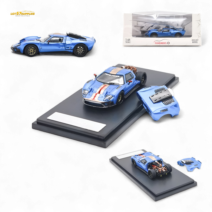 Rhino Model Ford GT40 Blue 1:64 - for just $36.99! 