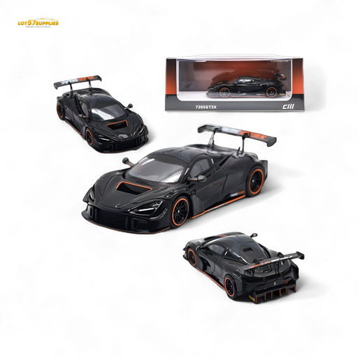 CM MODEL McLaren 720S GT3X Black 1:64 - for just $32.99! 
