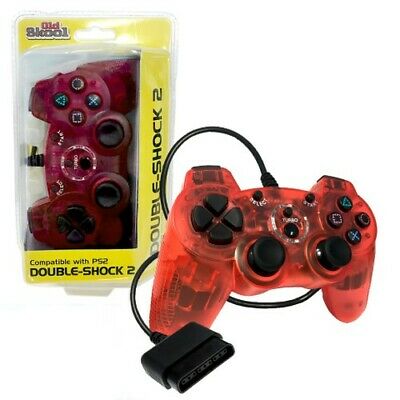 Red Double-Shock 2 Wired Controller (Playstation 2) - Just $11.99! Shop now at Retro Gaming of Denver