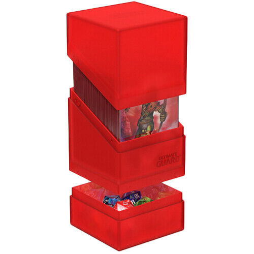 Ultimate Guard Boulder 100+ Ruby - Deck Case Box - Tower - for just $19.99! 