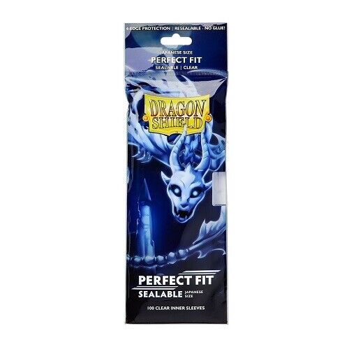 Dragon Shield Perfect Fit Sleeve - Japanese Size - Clear ‘Yama’ 100ct - for just $7.99! 