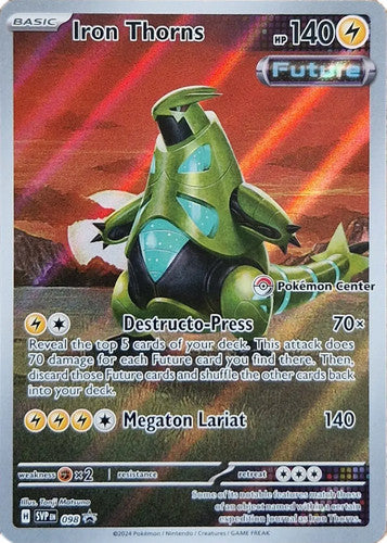 Iron Thorns (098) (Pokemon Center Exclusive) [Scarlet & Violet: Black Star Promos] - for just $14.75! 