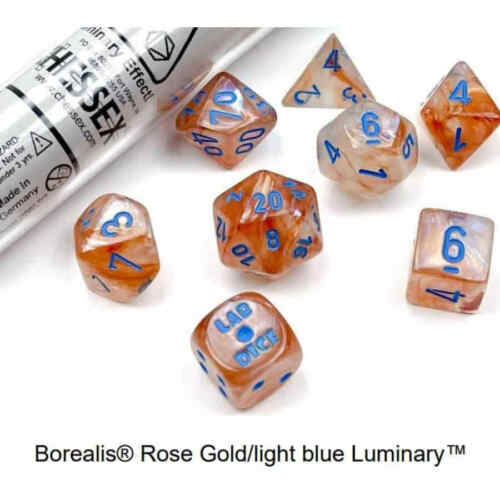 CHESSEX: POLYHEDRAL LAB DICE DICE SETS - for just $13.98! 