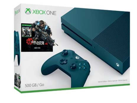 Xbox One S 500GB Console Deep Blue (Gears of War 4 Special Edition) (Xbox One) - Just $134.99! Shop now at Retro Gaming of Denver