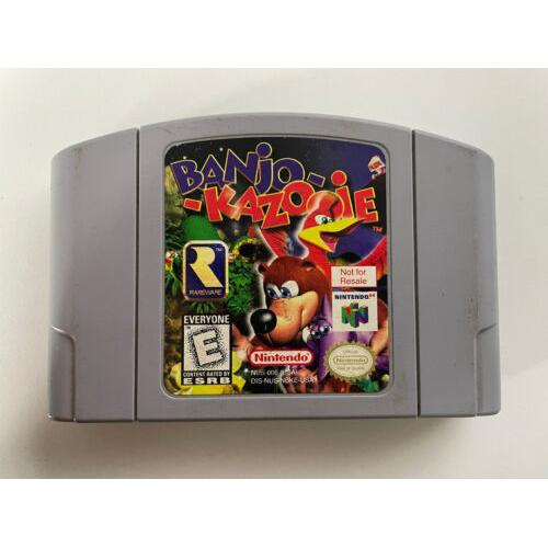 Banjo-Kazooie [Not For Resale] (Nintendo 64) - Just $0! Shop now at Retro Gaming of Denver