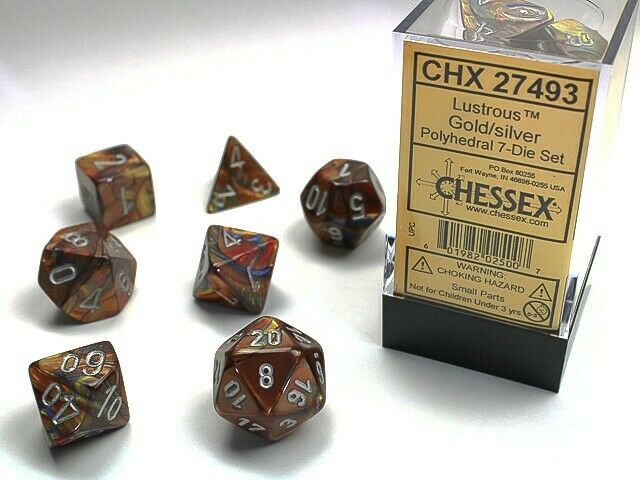 Chessex: Polyhedral Lustrous Dice sets - for just $11.98! 