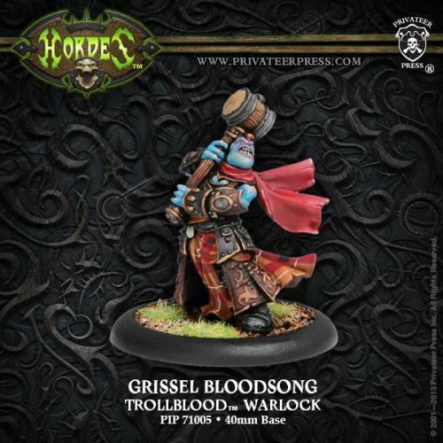 Hordes: Trollbloods Grissel Bloodsong Trollblood Warlock - for just $11.99! 