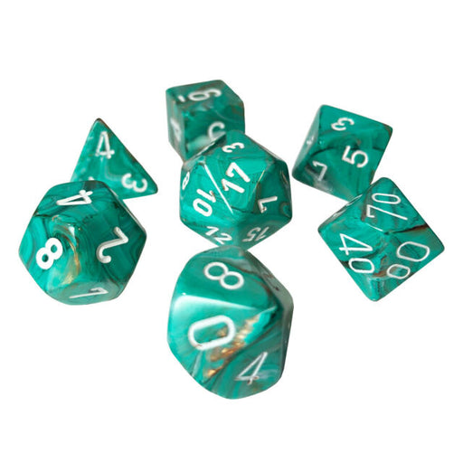 Chessex: Marble Polyhedral Dice Set - for just $9.99! 