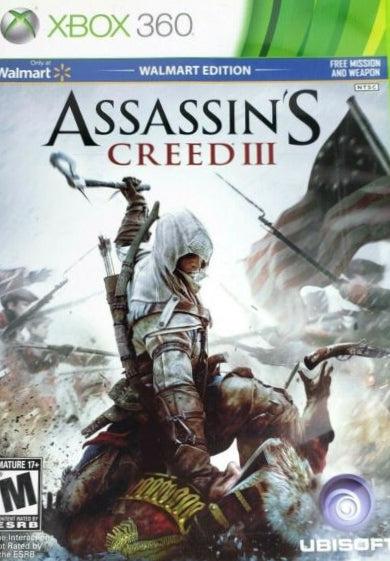 Assassin's Creed III (Walmart Edition) (Xbox 360) - for just $0! 