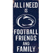 Penn State Nittany Lions Football, Friends, & Family Wood Sign - for just $12.99! 